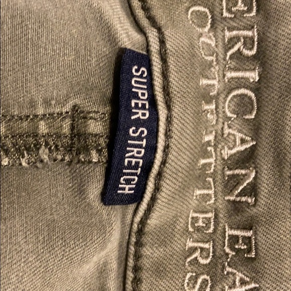 Light Green Jean Shorts - Picture 3 of 3